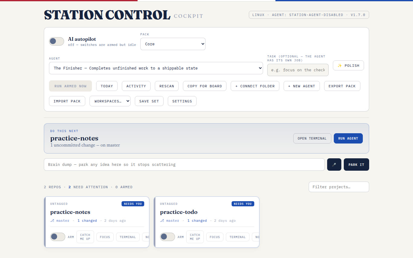 Screenshot of Station